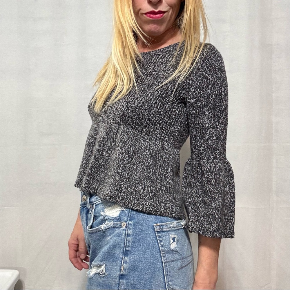 ‼️Y2K MARINO WOOL BABY DOLL TOP XS‼️